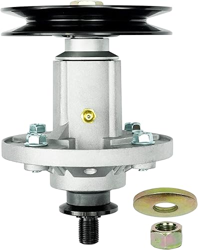 Conjunto de husillo GY20867, incluye polea, sustituye a la polea motriz M155979 GX20335 compatible con John Deere Deck D100-D160, LA100-LA165, X110,