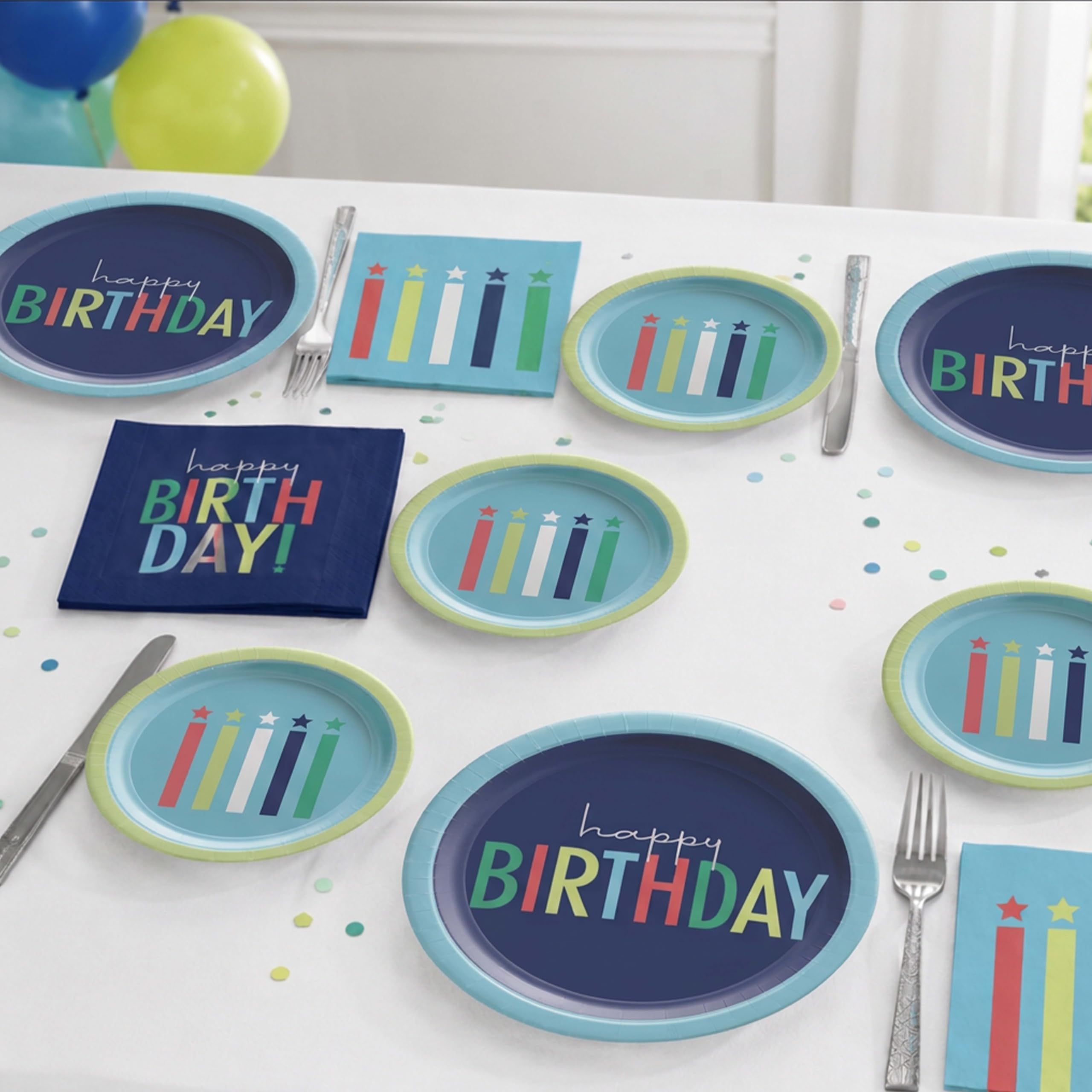 Party City Set da tavola moderno per 8 persone
