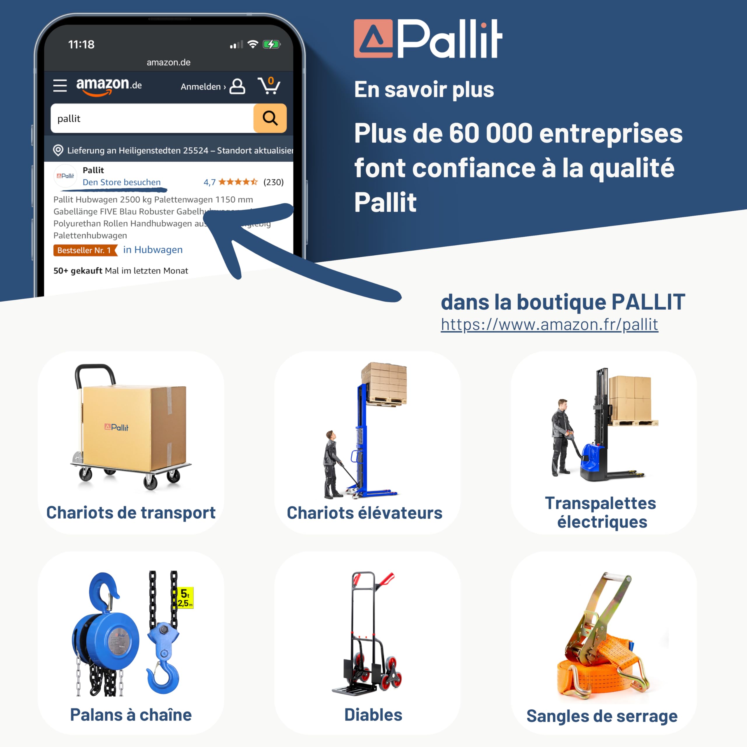 Pallit BRACKET-M Support Mural pour Coffre de Toit, Canoë et Kayak - 40 kg | Support universel rembourré pour garage et cave. Idéal pour planches de surf, SUP, échelles, skis ou porte-bagages de toit.