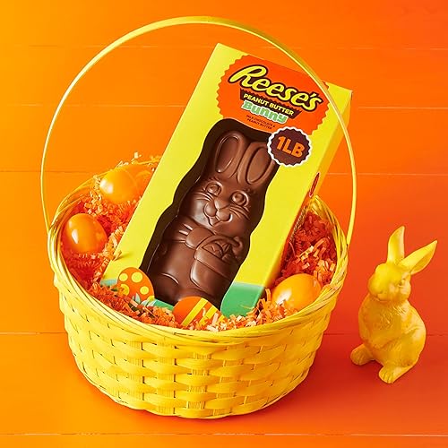 Miniatura 7 de REESE'S BUNNY - Mantequilla de maní con chocolate con leche, caja de regalo de dulces de Pascua, 1 libra
