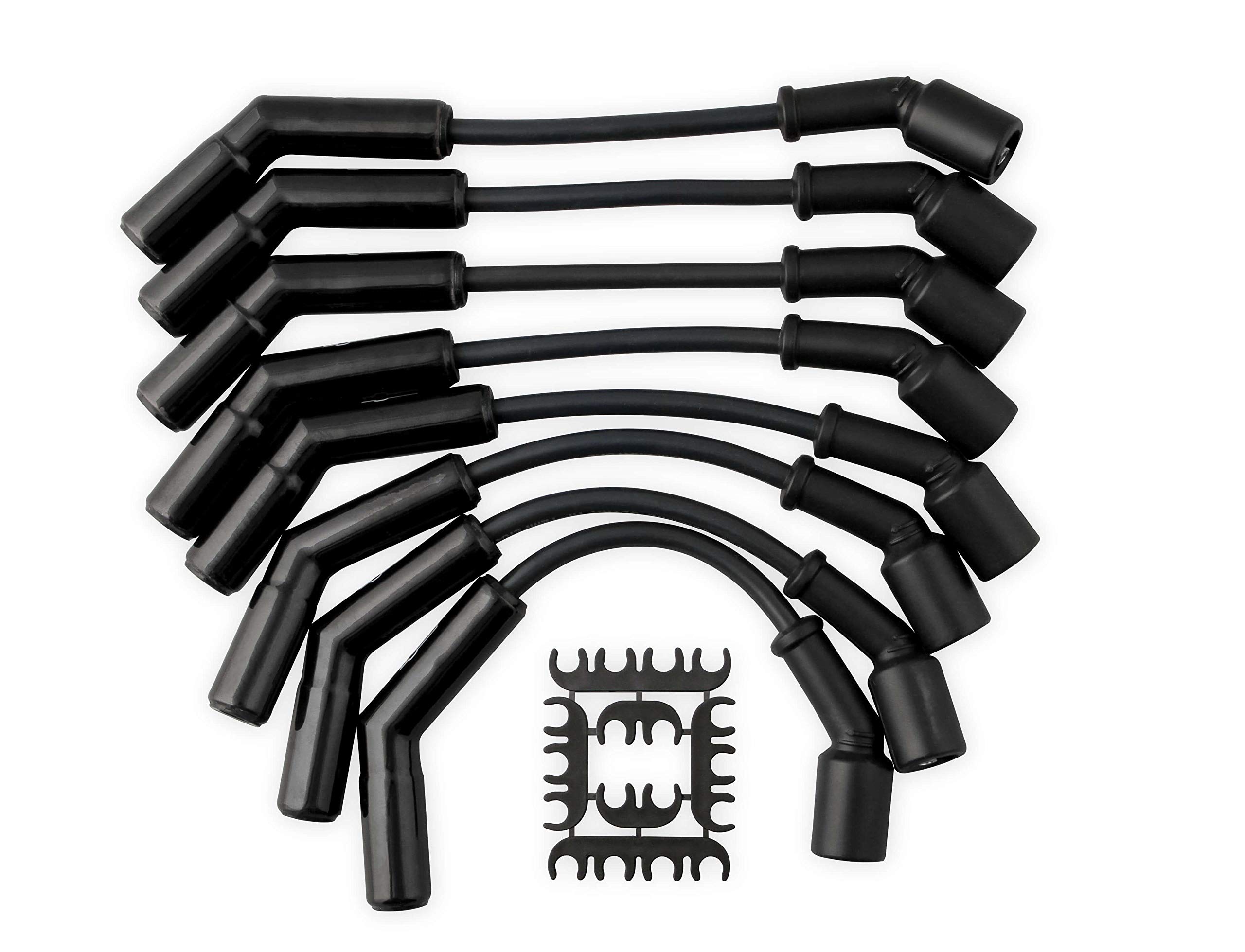 ACCEL9070CK Spark Plug Wire Set - Extreme 9000 Ceramic Boot - LS Terminals LS3/LS4/LS7 Black