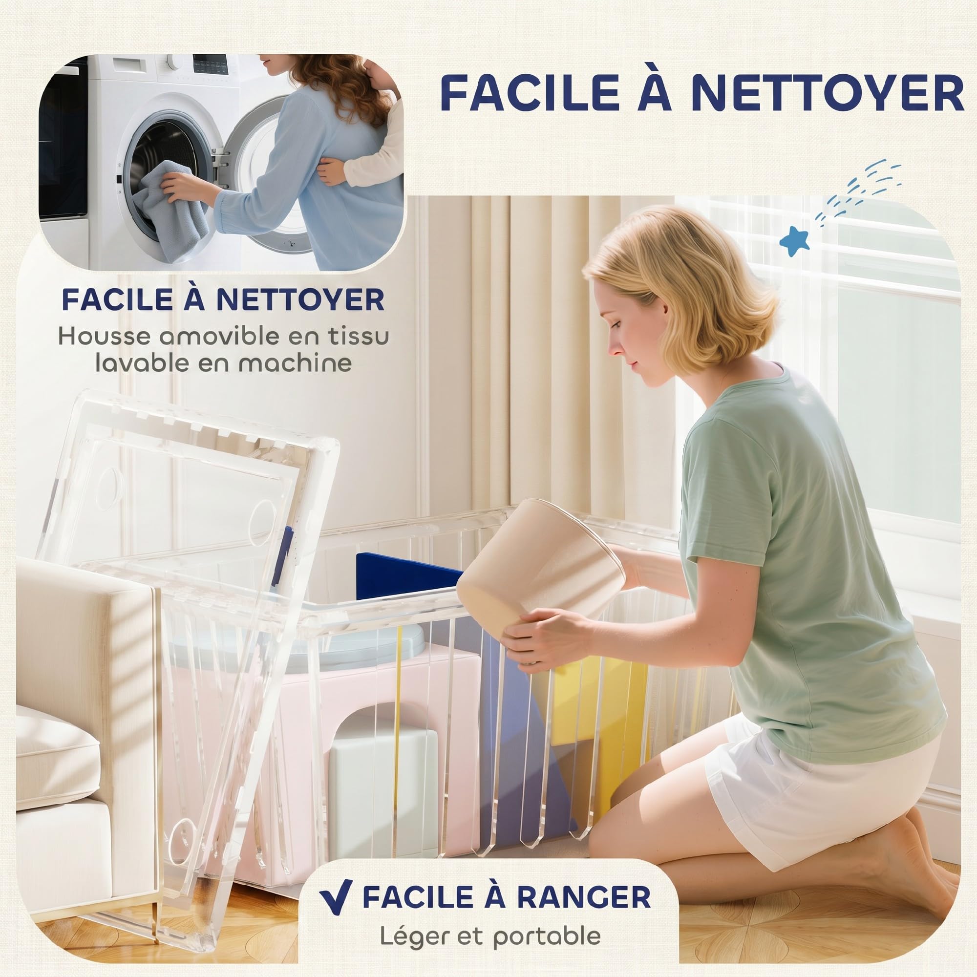 AIYAPLAY Parcours Motricité Bébé 8PCS Jouet d'escalade Mousse, Multicolore | Blocs de Construction, Housses en Velours Amovibles et Lavables, Jouets Éducatifs pour Enfants d'Âge Préscolaire