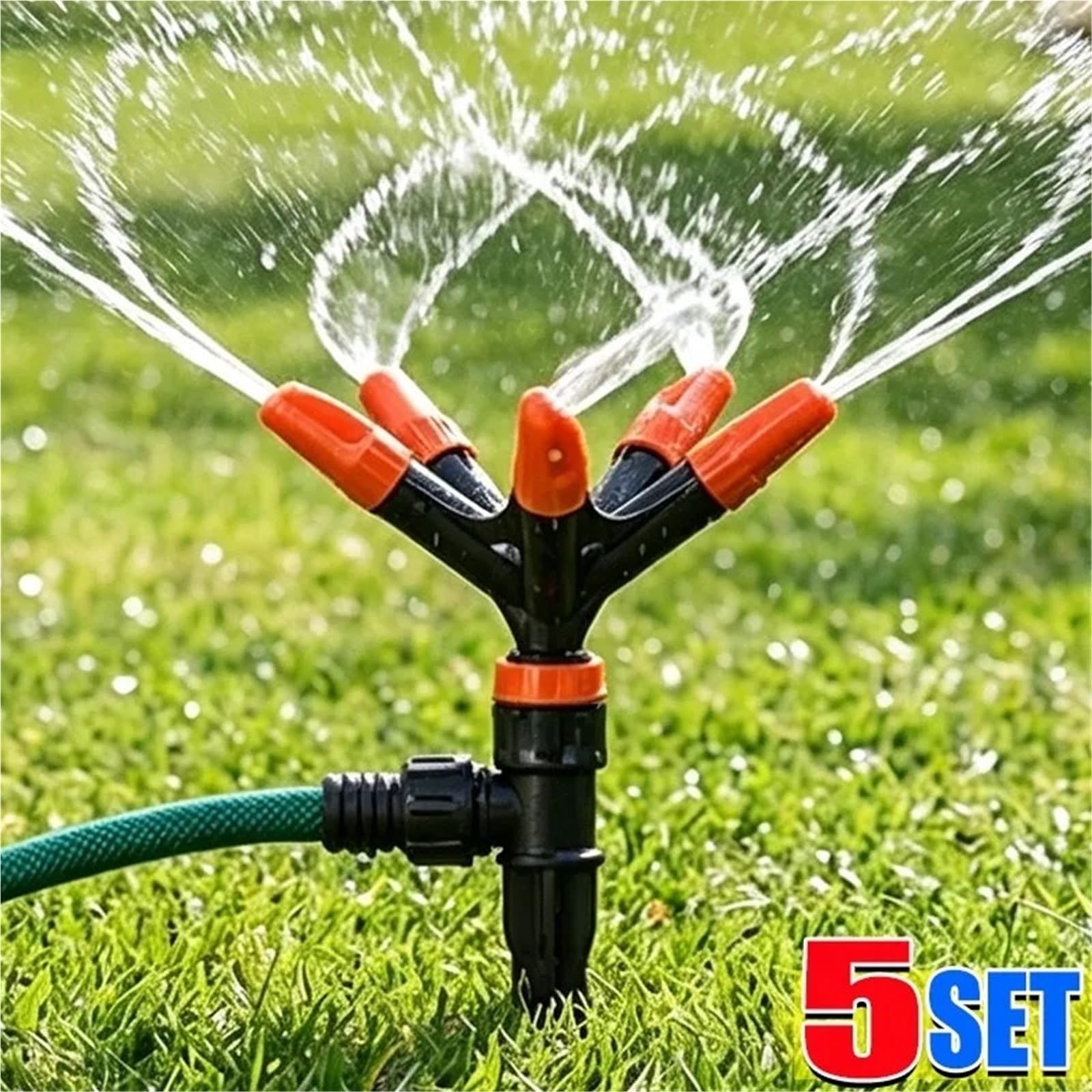 Ugello Rotante for Irrigatore for Prato Con Inserimento A Terra Dell'irrigatore A Rotazione Completa per il giardino(5Sets)