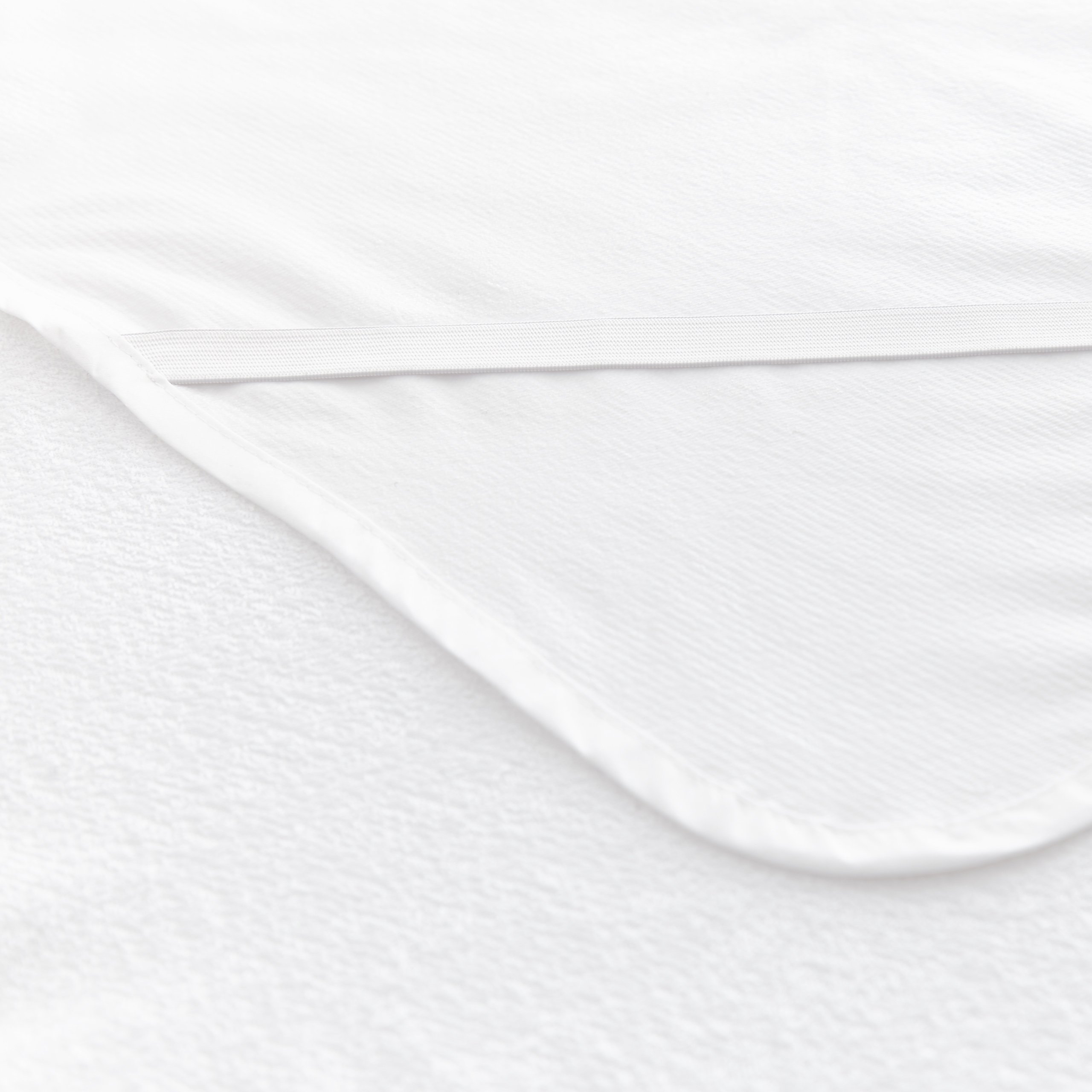 Lumaland 2X Protège-Matelas Imperméable 100x200 cm | Certifié Oeko-TEX | Surmatelas Imperméable & Respirant | Surface 100% Coton | Silencieux & sans grésillement