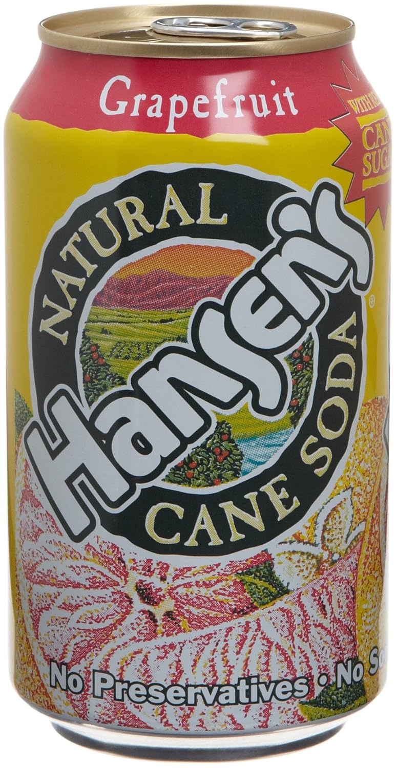 Hansen's Soda Grapefruit, 12Ounce Cans (Pack of 24