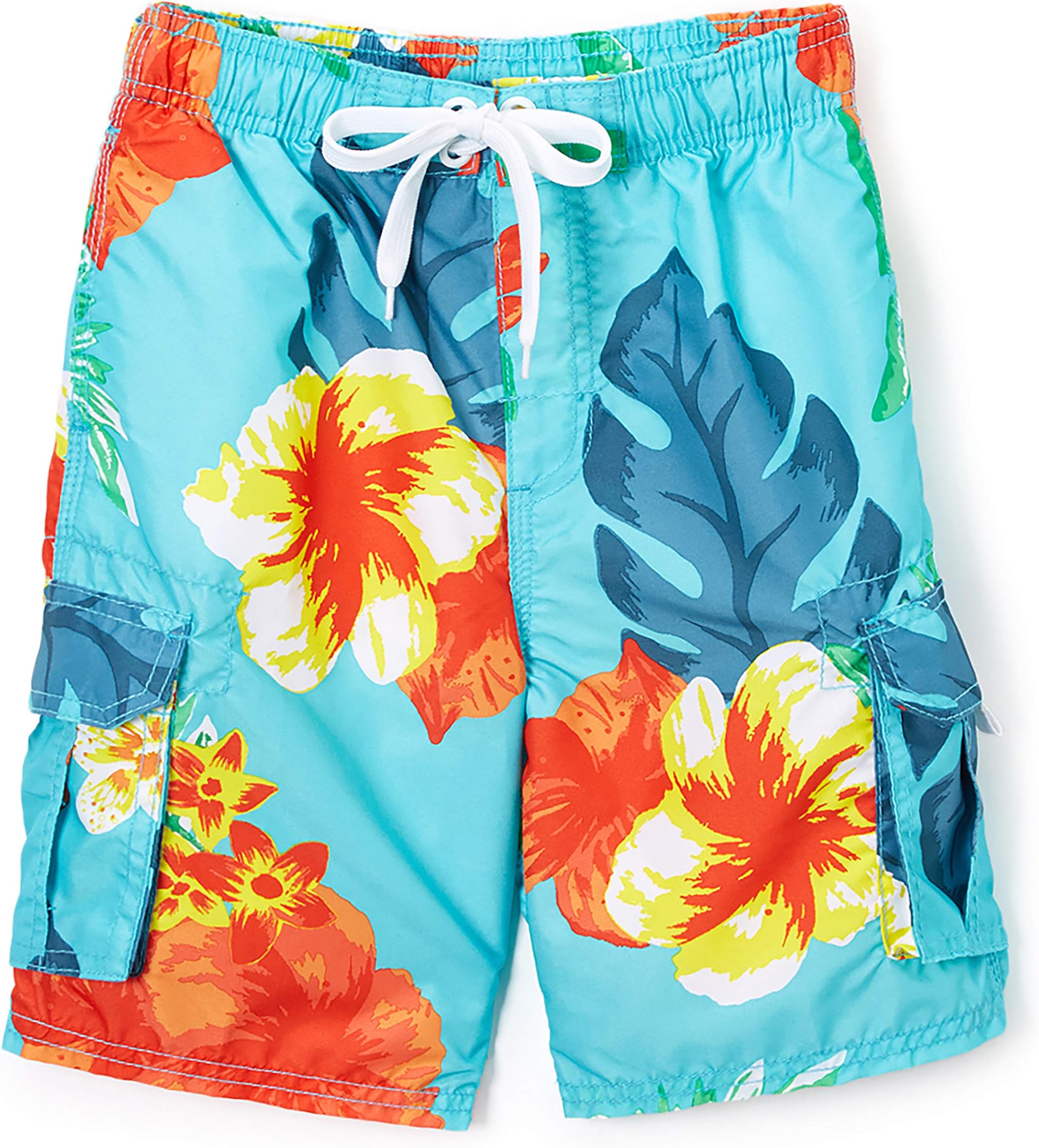 Boys' Paradise Floral Swim Trunk