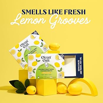 CLEANEO 8本セット Amazon.com: Cleancult Toilet Bowl Cleaner Sheets - Dissolvable