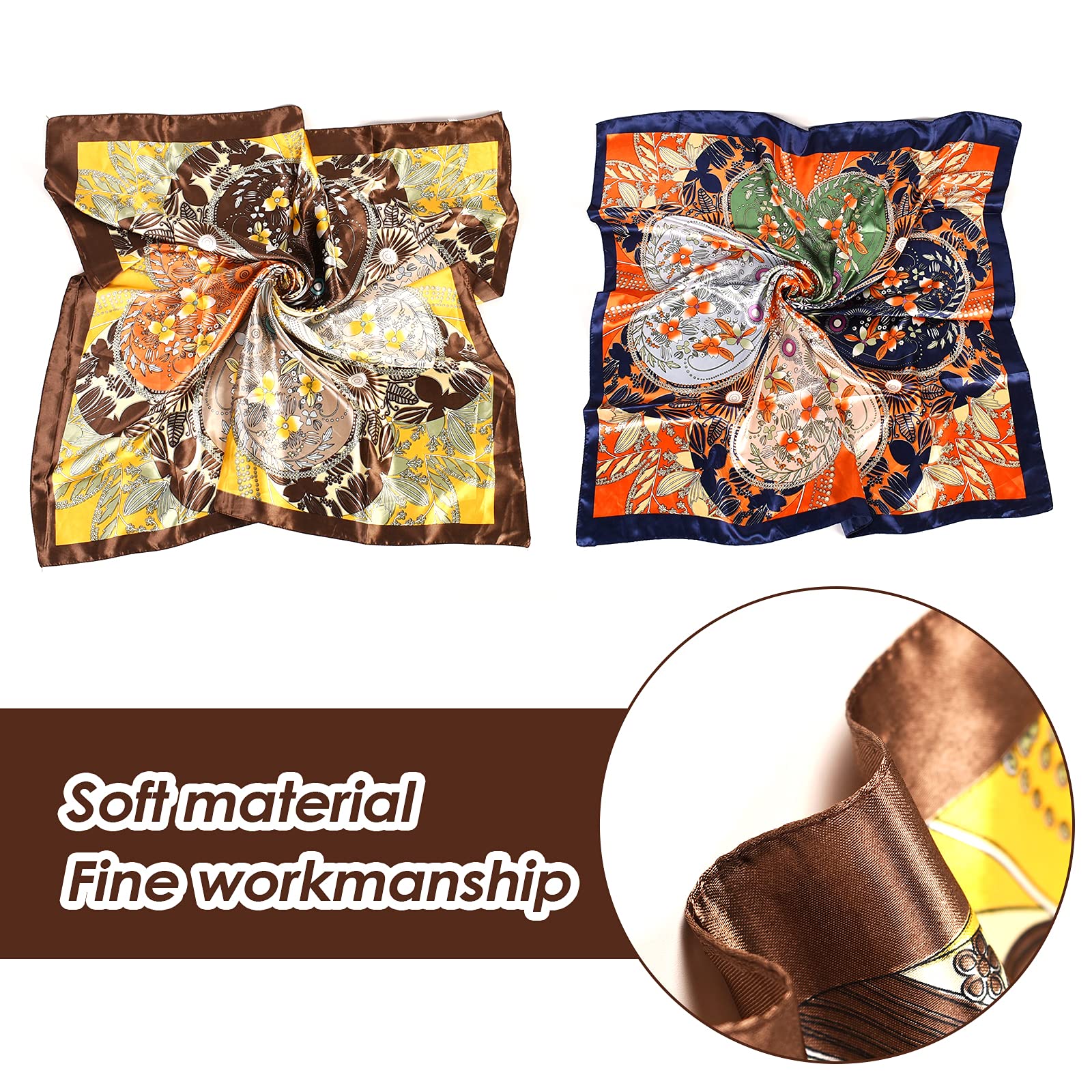 Modal halsdoek met print voor dames in Zwart