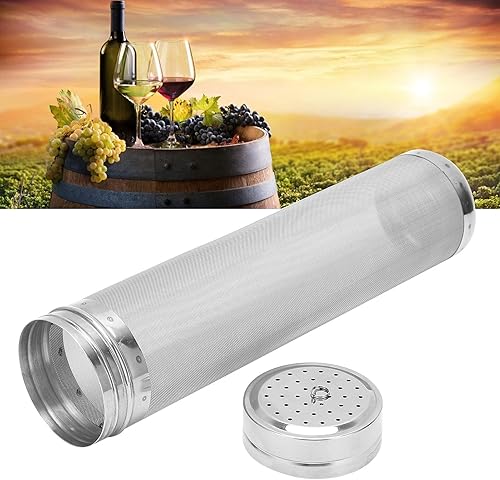 Miniatura 6 de Filtro de cerveza de acero inoxidable de malla 50 de 2.8 x 11.8 pulgadas, filtro de cesta de cerveza casera, filtro de cerveza, cartucho de filtro