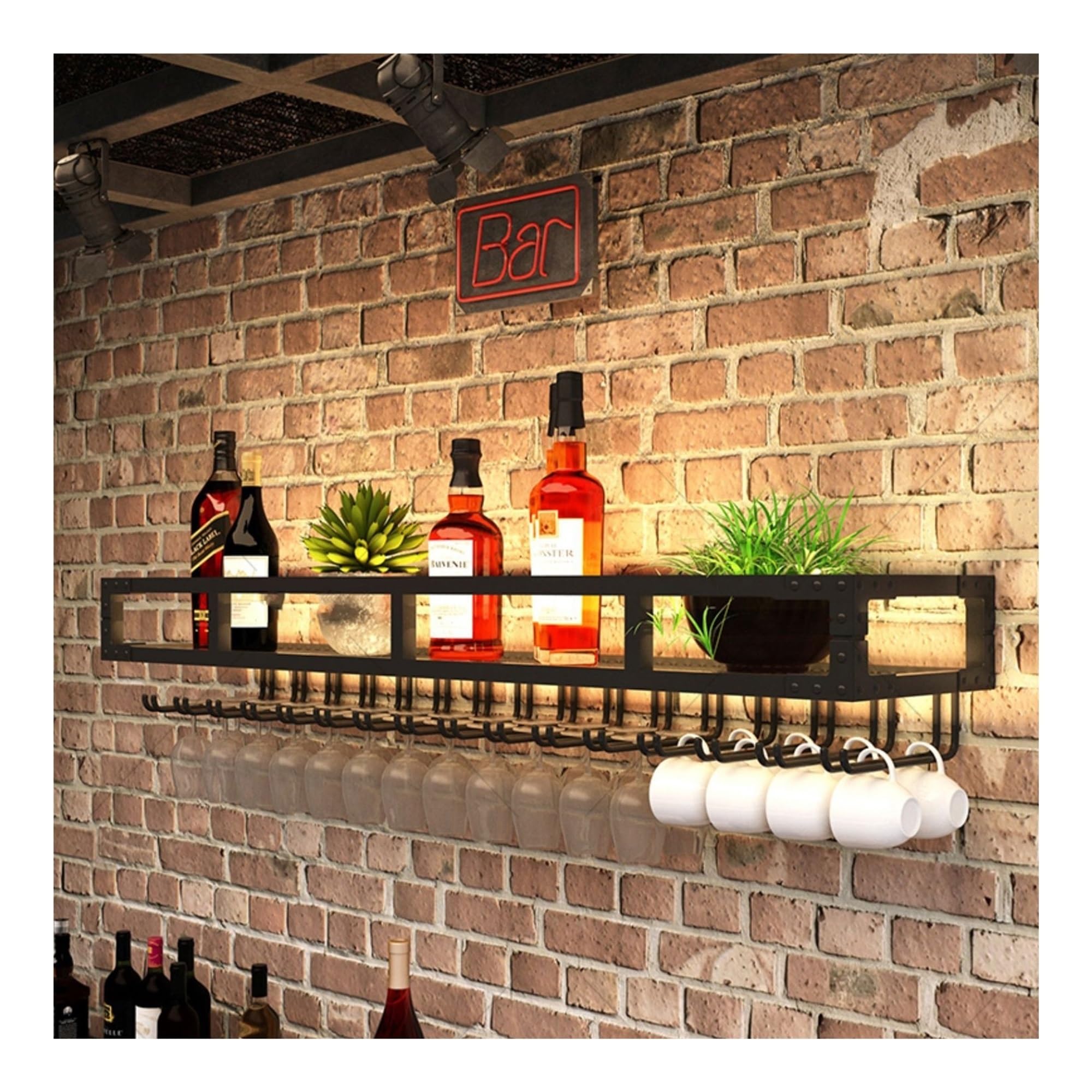 Étagères de bar modernes avec LED pour sublimer votre salle à manger