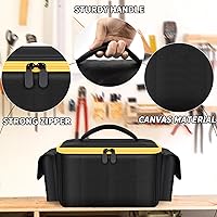 Vista 3 de Bag Compatible with DEWALT 20V MAX Orbital Sander/for DEWALT 20V MAX* Belt Sander, Cordless Orbital Power Tools Storage Cover for Sandpapers &