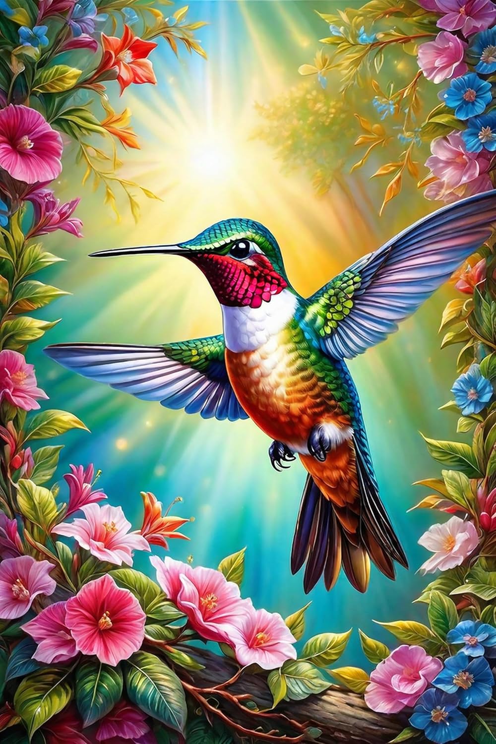 Adult Diamond Art Painting KitsDIY 5D Floral Diamond