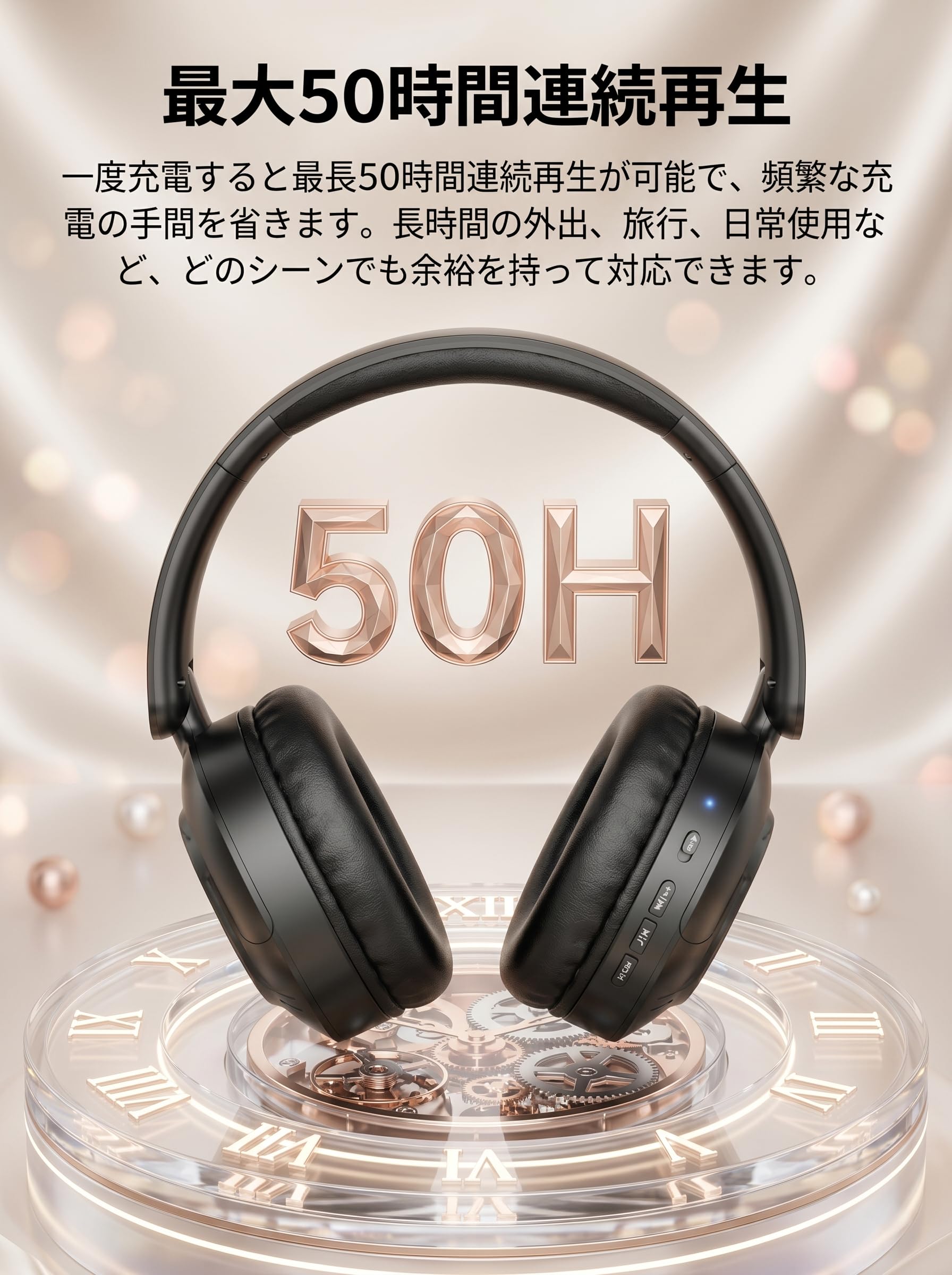 Amazon.co.jp: ヘッドホン bluetooth 【2026最新Bluetooth5.4