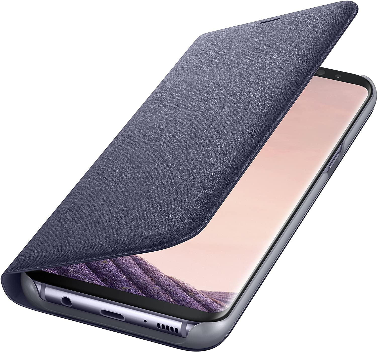 Samsung EF-NG955PVEGWW - Original Coque Étui LED View pour Galaxy S8+ (S8 Plus), Violet