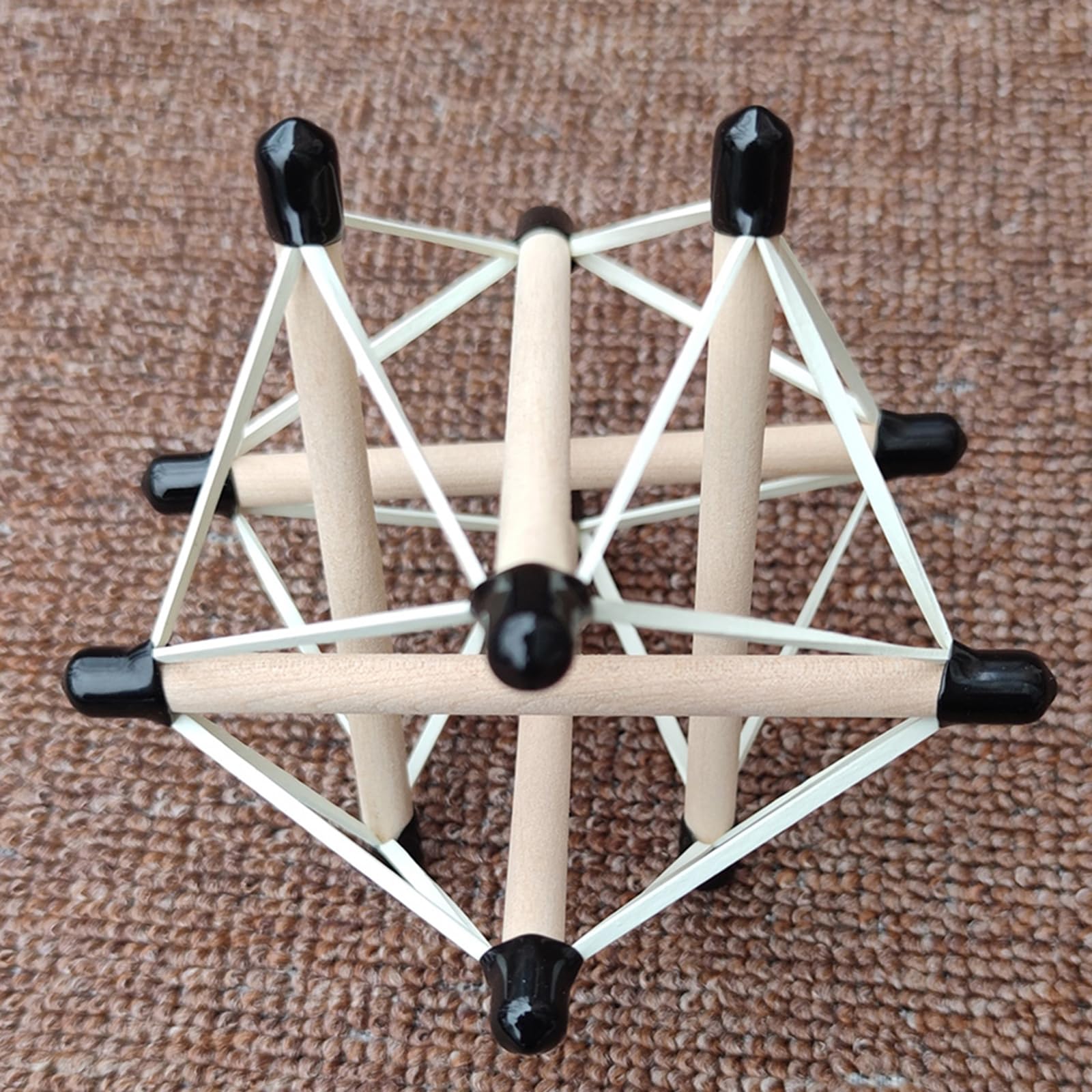 Model kręgosłupa i miednicy Tensegrity do demonstracji napięcia powięziowego, pomoc dydaktyczna do rehabilitacji dynamicznej