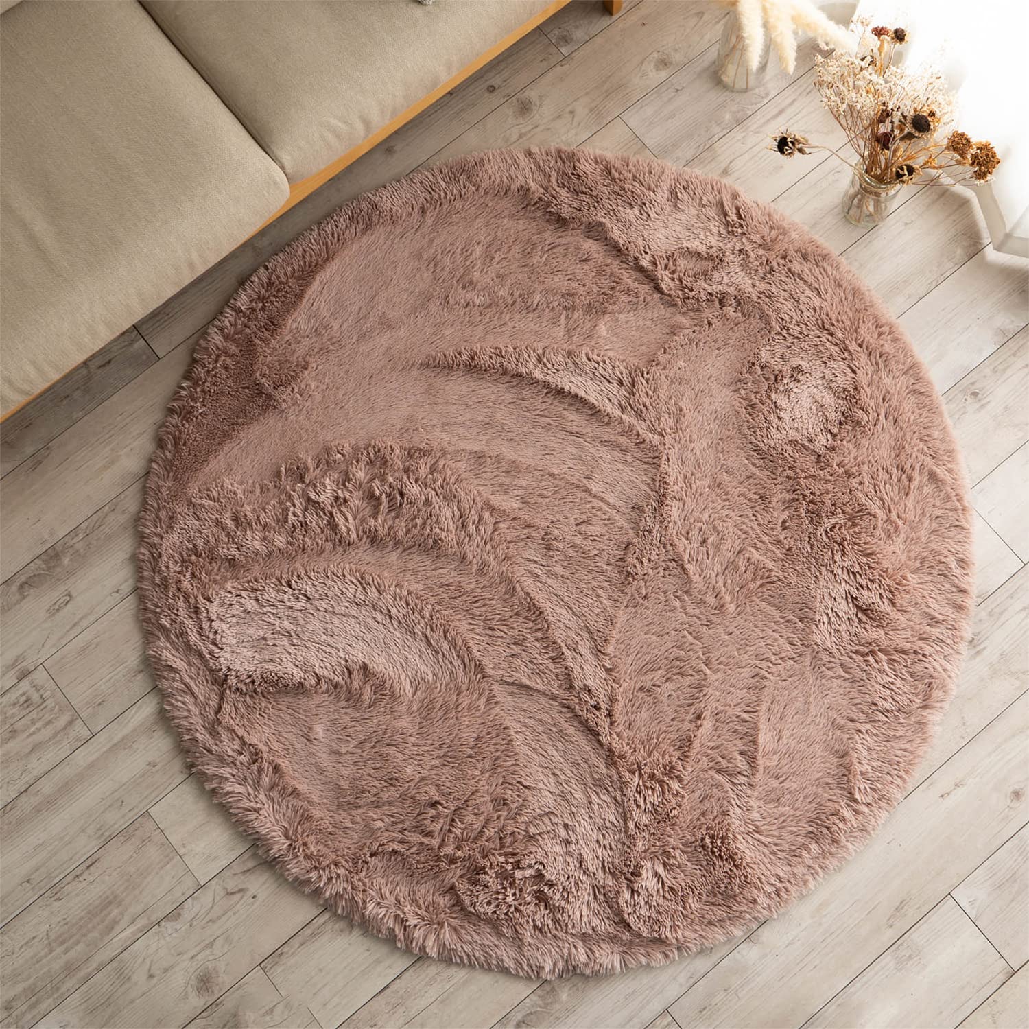 Amazon | サヤンサヤン 洗える シャギー ラグ マット