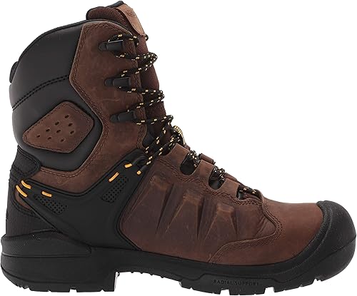 Miniatura 6 de KEEN Utility Botas de trabajo Dover de cuero impermeable con punta compuesta de 8 pulgadas para hombre