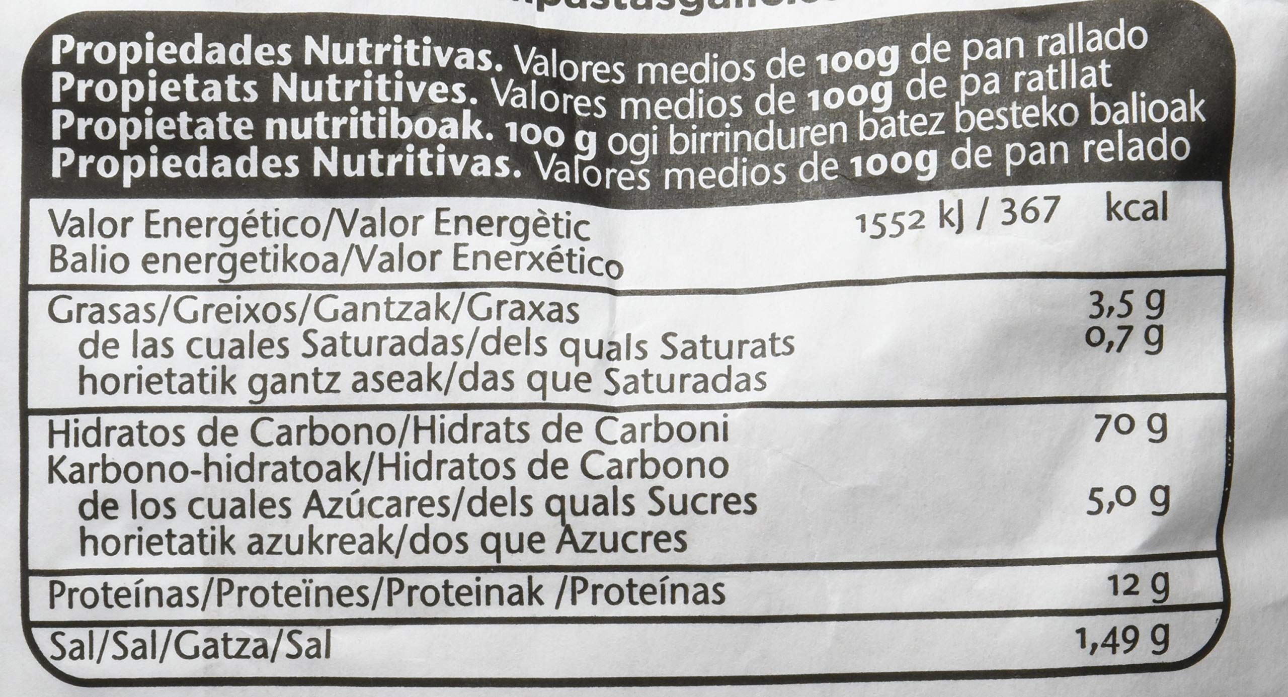 Pastas Gallo Pan Rallado 5000 g