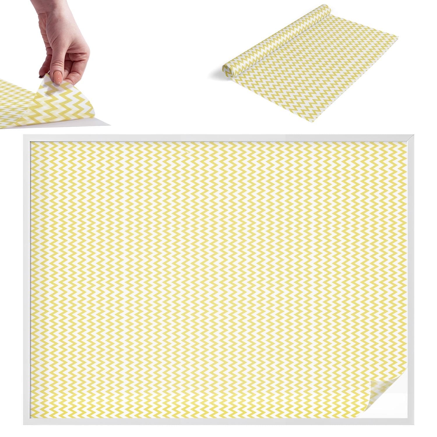 Film dépoli pour fenêtre protection UV et brise-vue décoratif jaune 200x146cm
