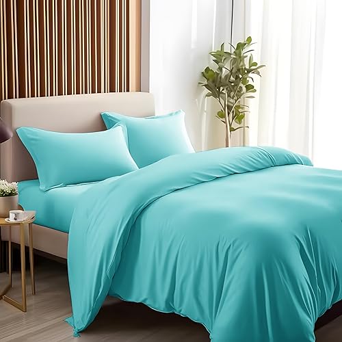 Juego de sábanas Sonoro Kate, 100 % algodón egipcio puro de 600 hilos, sábanas frescas de algodón de fibra larga, tejido satinado para una sensación