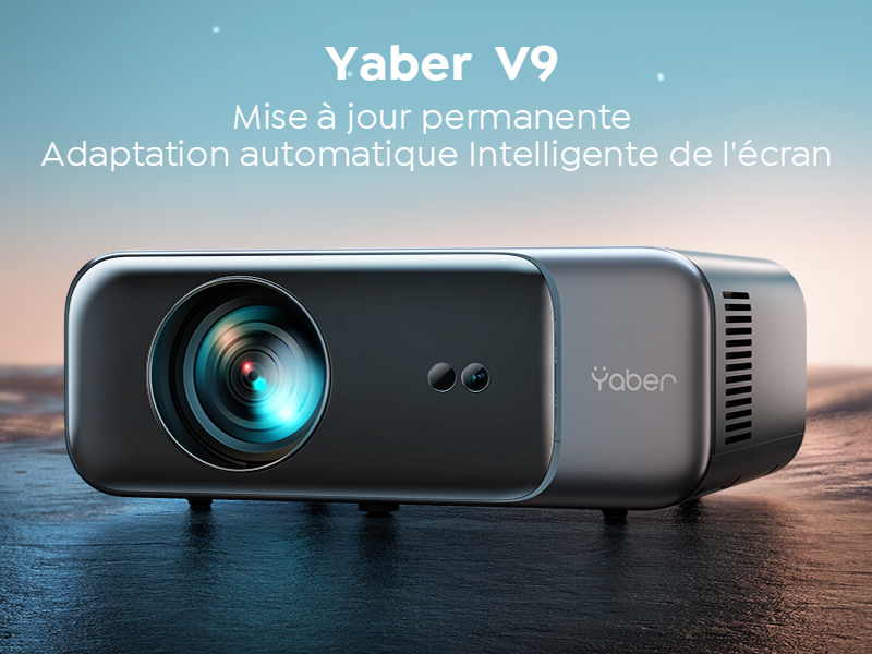 YABER Pro V9 Vidéoprojecteur 4K Support, Autofocus Projecteur