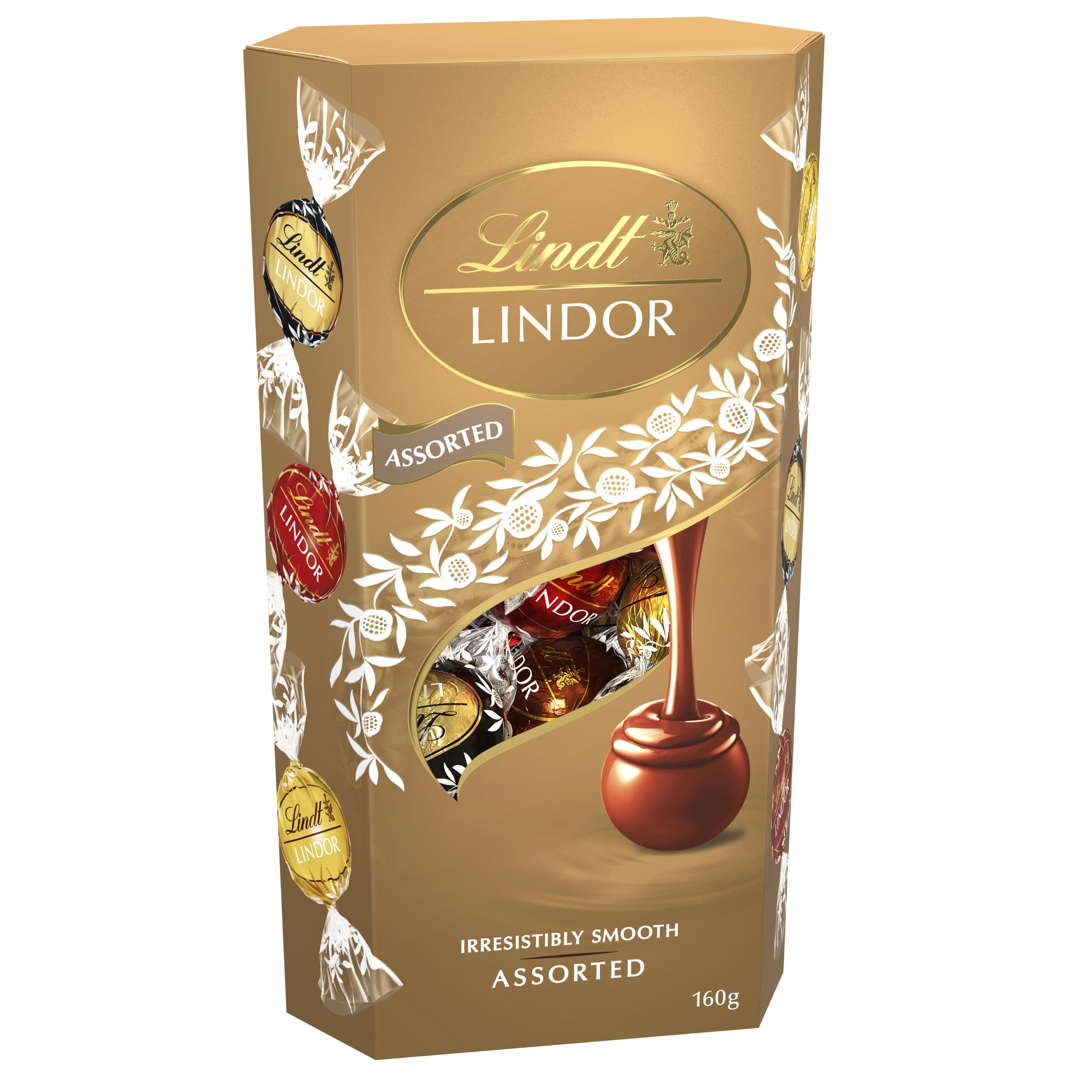 Lindt LINDOR Assorted Chocolate Cornet 160g