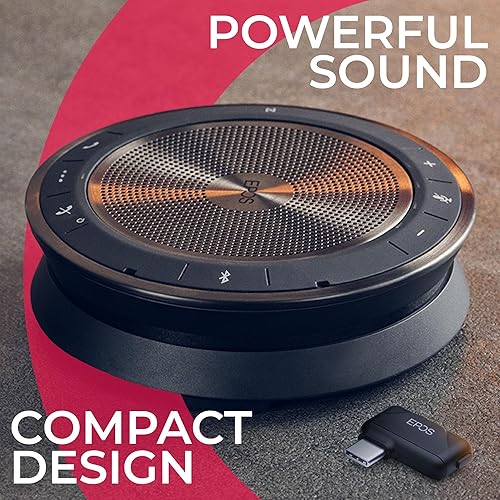 Miniatura 5 de EPOS Expand 40 Teams Altavoz Bluetooth portátil inalámbrico con conexión USB-C, dongle Bluetooth USB BTD 800 - Paquete GTW con plan de soporte