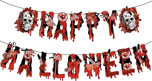 KatchOn, Cartel de feliz Halloween para el manto  Grande de 10 pies, sin bricolaje  Cartel de feliz Halloween para decoraciones de Halloween