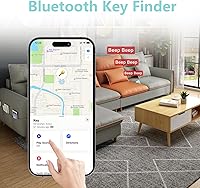 Vista 4 de Alarma de seguridad personal y ubicación GPS: funciona con Apple Find My, solo iOS, Android no compatible, sirena de autodefensa de 130 dB, posición