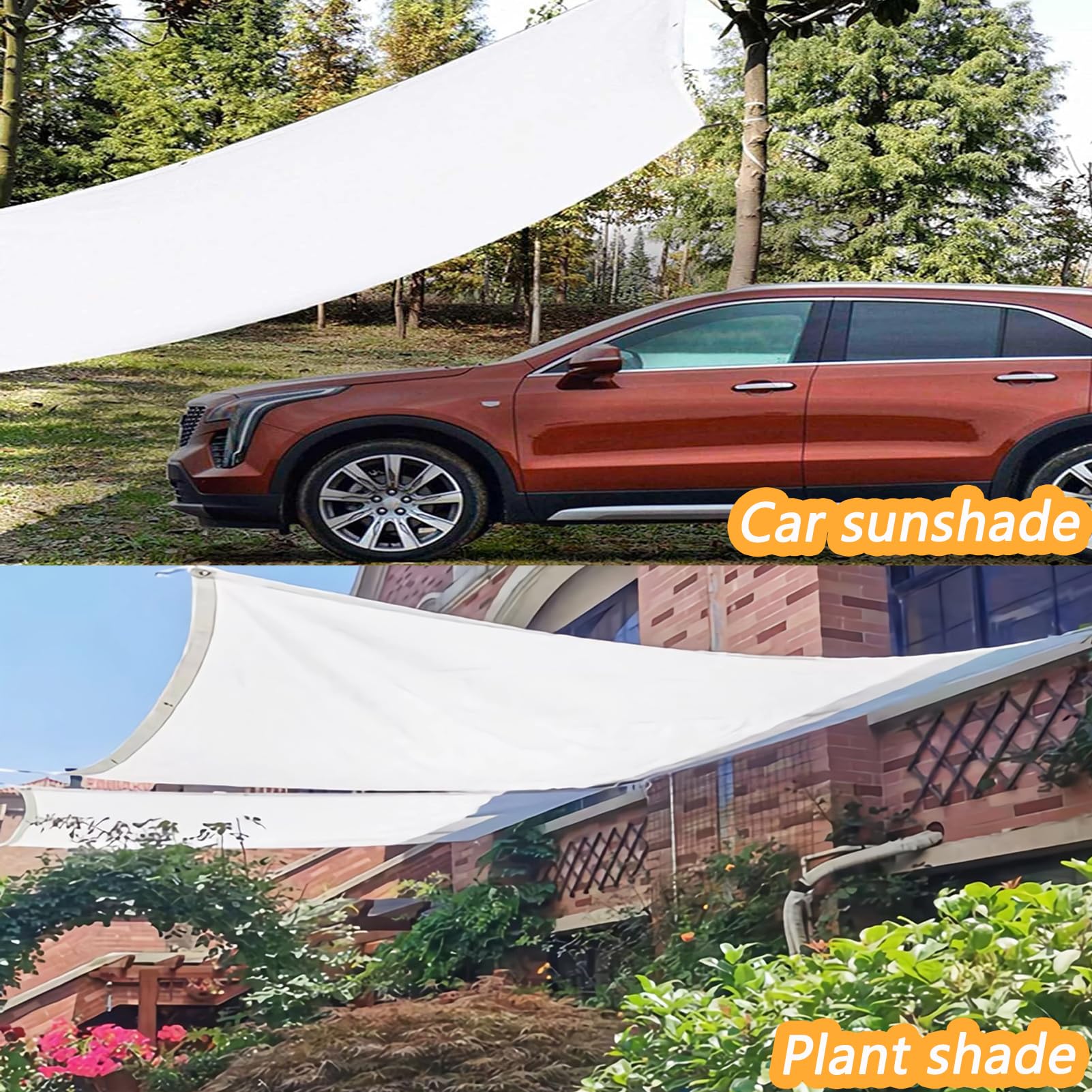 Mallas de Sombreo Blanco Red de Sombra con Ojales,Toldo 3X4m Rectangular Exterior para Agricola Huerto Patio Plantas Proteccion Balcon,Transpirable Red de Protección Solar