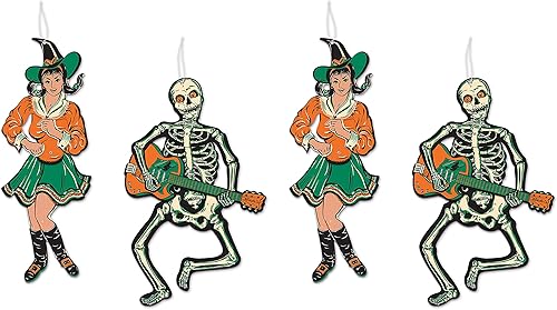 Miniatura 9 de Beistle Bruja articulada de Halloween vintage