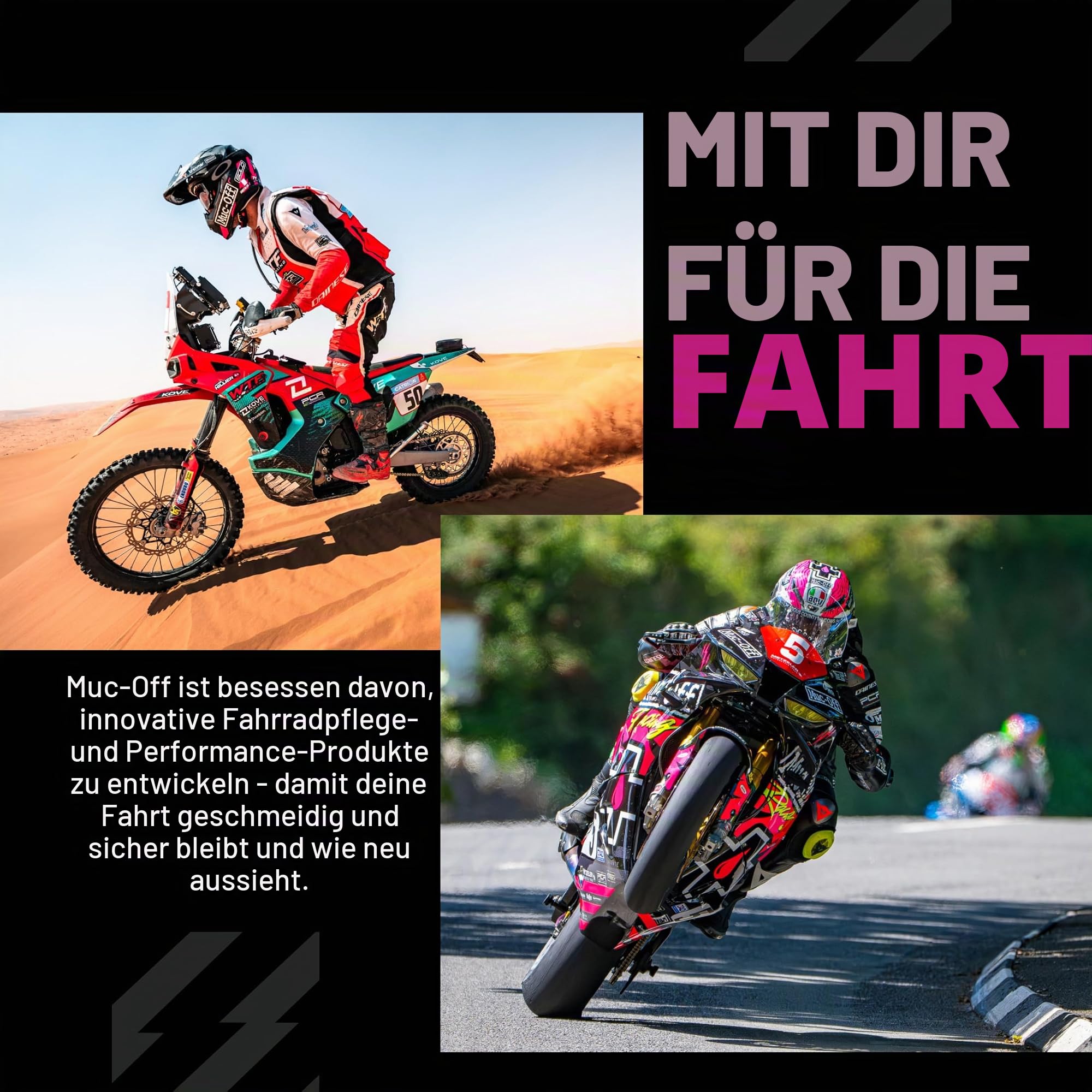 Muc Off Nano-Tech Motorcycle Cleaner 5 l - Biologisch Abbaubares Motorrad Reinigungsmittel Spray