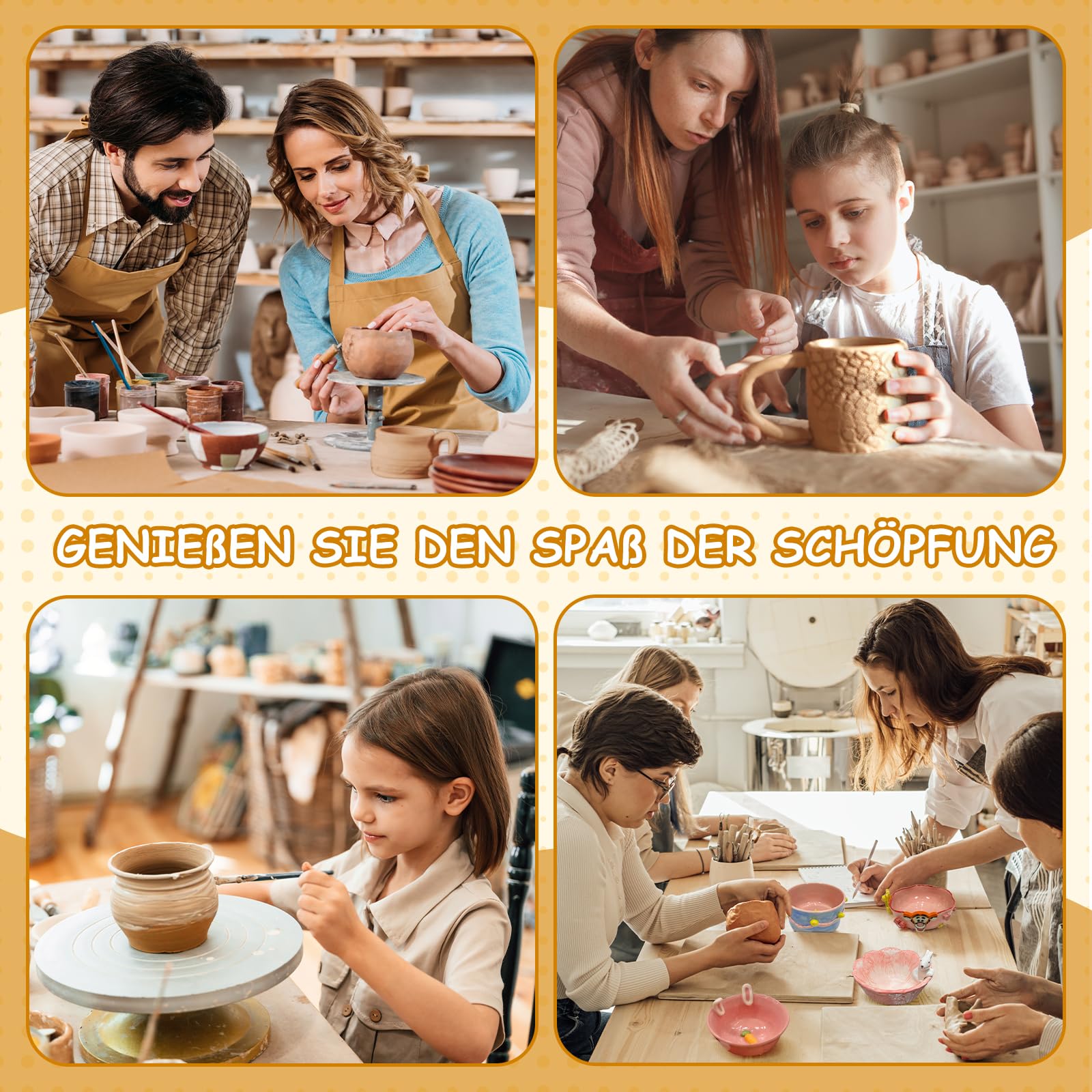 TOMMYHOME Clay Air Drying for Beginners - Red - Image 2
