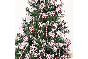Decoración de caramelos para árbol de navidad de 60 piezas