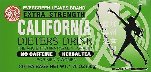 Miniatura 1 de 1 CAJA DE CALIFORNIA DIETERS' BEBIDA DE TÉ EXTRA FUERZA 1.76 OZ