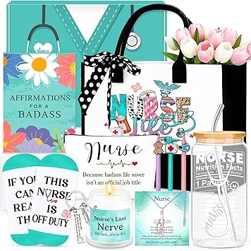 Nurse Gifts for Women Happy Nurses Week Gifts 2026 School Nurse Appreciation Gift Accessories Nursing Graduation Gift Set for Rn Certified Nurses Day Essentials for Nursing Student Practitioner Female
