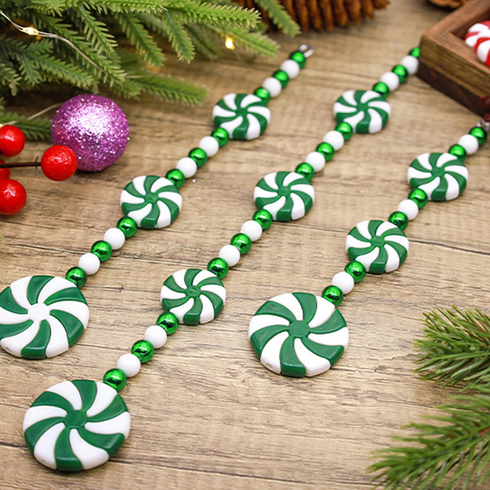 12 pezzi di bastoncini di zucchero, decorazioni per albero di Natale, appendiabiti per albero di Natale, decorazioni per albero di Natale, bastoncini di zucchero rossi per albero di Natale