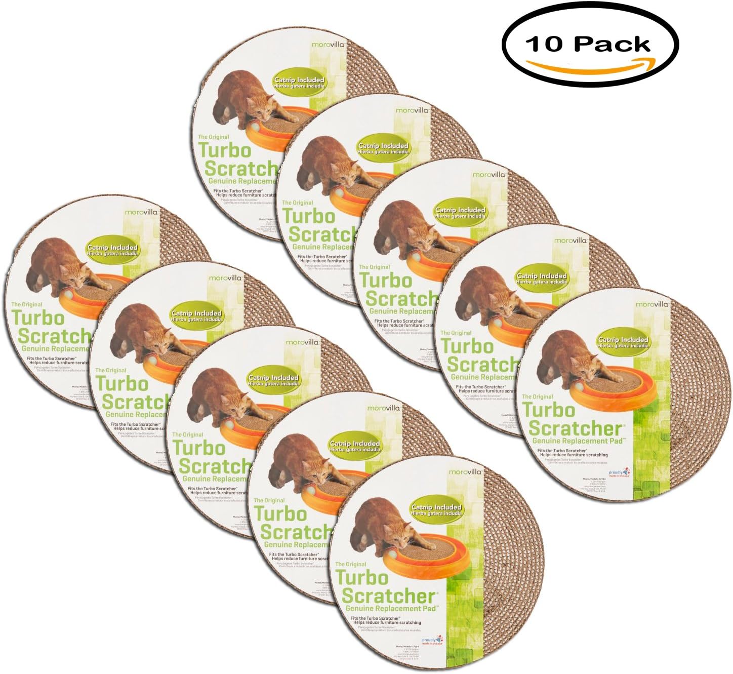 PACK OF 10 Morovilla Turbo Replacement Pads Amazon.ca Pet Supplies