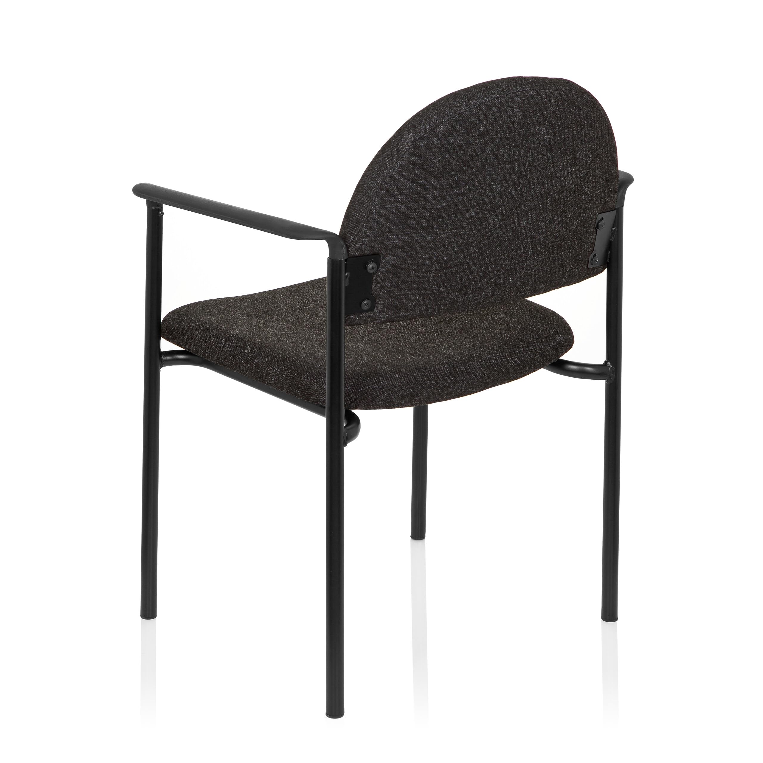HJH Office 704331 conferenza rivestita XT 700 Riunioni con Braccioli, Visitatore, Tessuto Grigio