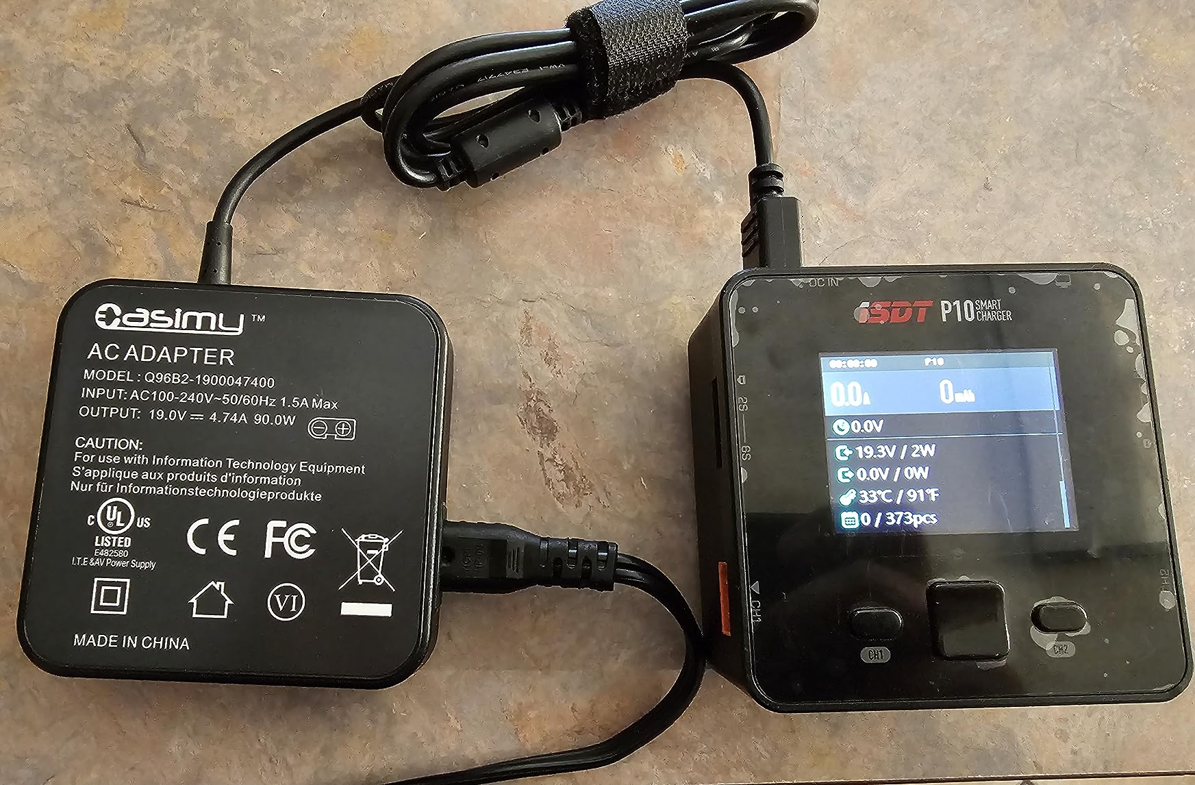 Amazon.com: CASIMY 19V 90W Power Supply to DC Power Adapter Output