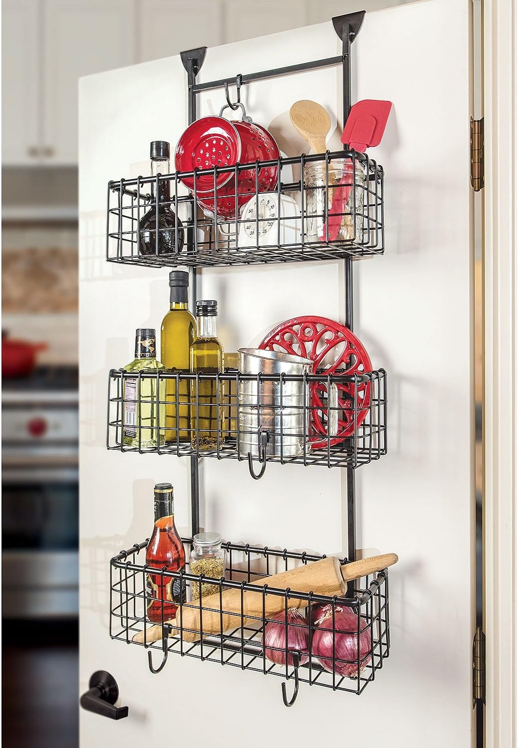 Grid Over the Door 3 Basket Organizer