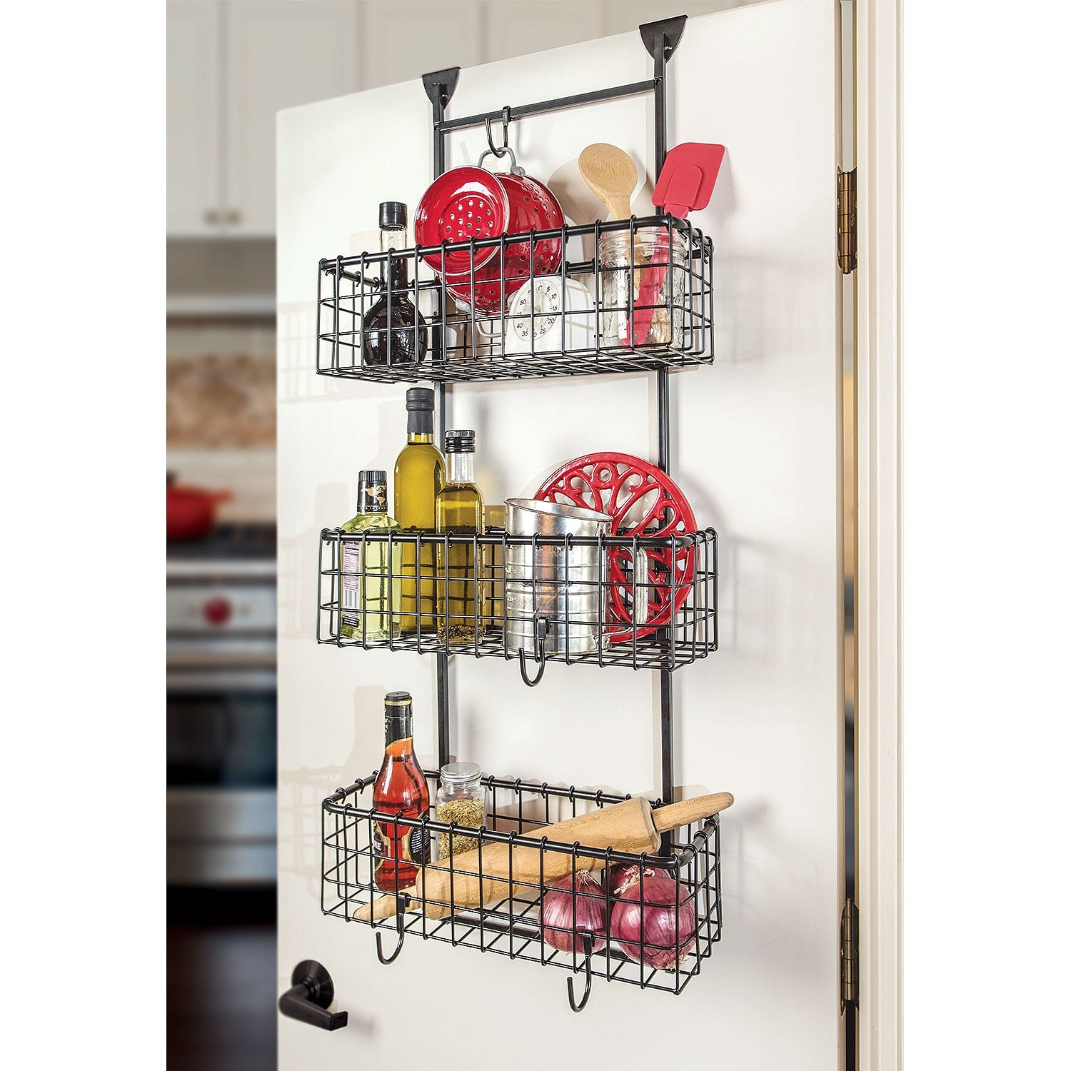 Grid Over the Door 3 Basket Organizer