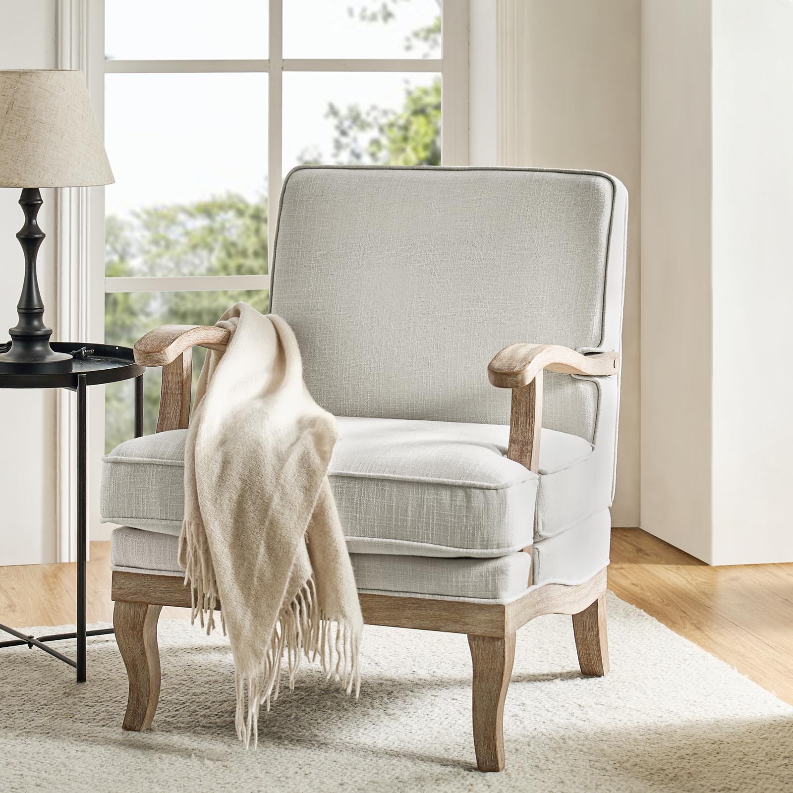 HULALA HOME Mid-Century Modern Accent Chair