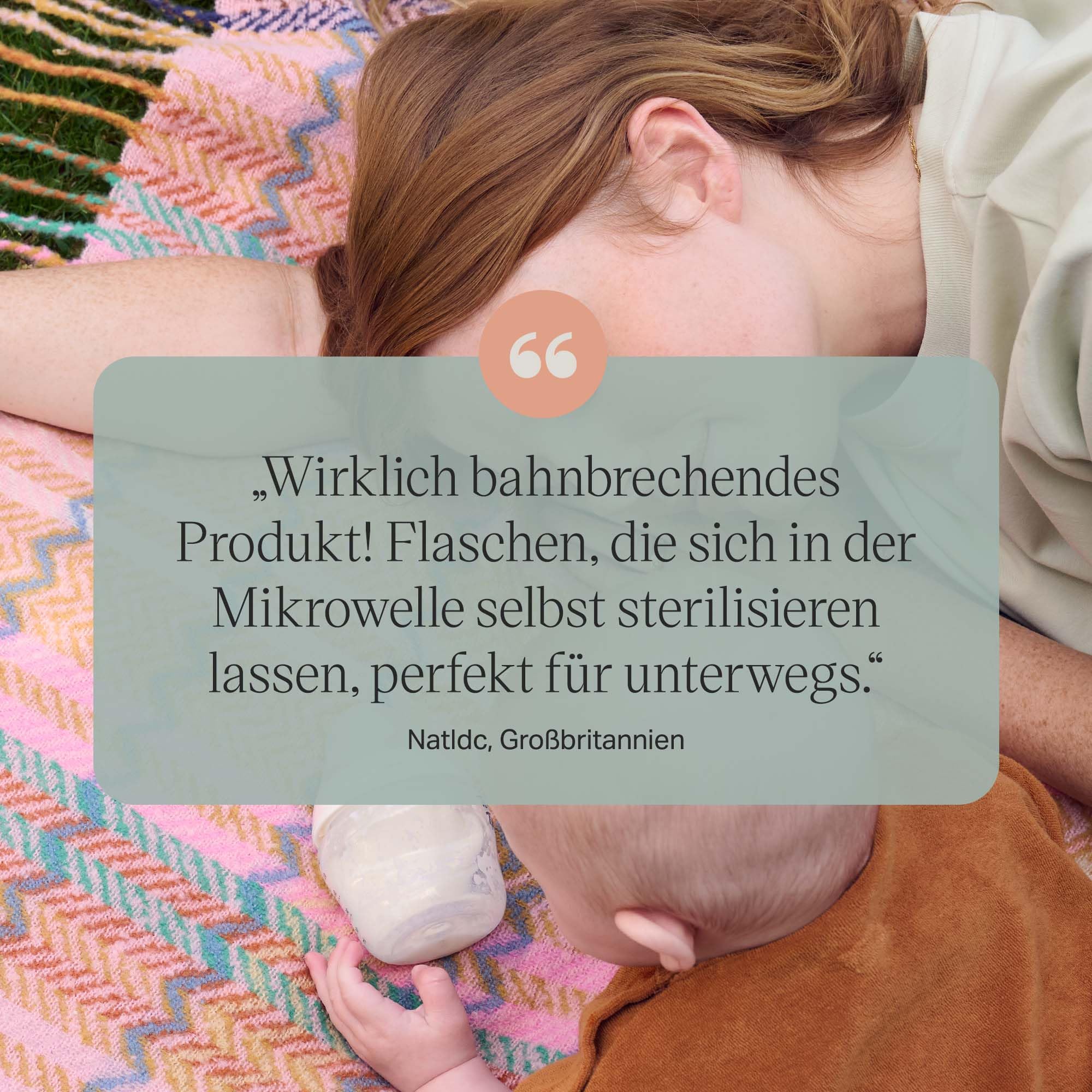 Tommee Tippee-Babyflaschen, Natural Start Anti-Kolik-Flasche 260ml, 6er-Pack, brustähnl. Sauger, Anti-Kolikventil, selbst steril., Zubehör, dekor.,