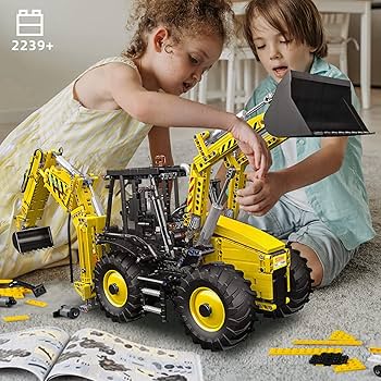 Amazon.co.jp: Mould King 17036 掘削機とブルドーザー 2イン1