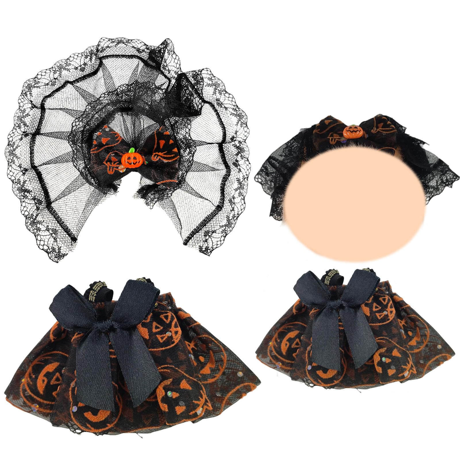 Bekleidung für 17cm Plüsch, Puppenkleidung Halloween, Kuscheltier Kleidung Outfit nur Bekleidungs zubehör für 17cm Plush Bekleidung, Mädchen Jungen