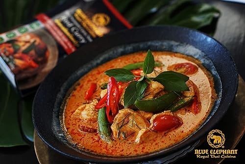 Miniatura 3 de Blue Elephant Salsa de curry rojo Premium Royal Thai Cuisine - Ingredientes auténticos para comidas tailandesas rápidas y fáciles en casa, 10.6