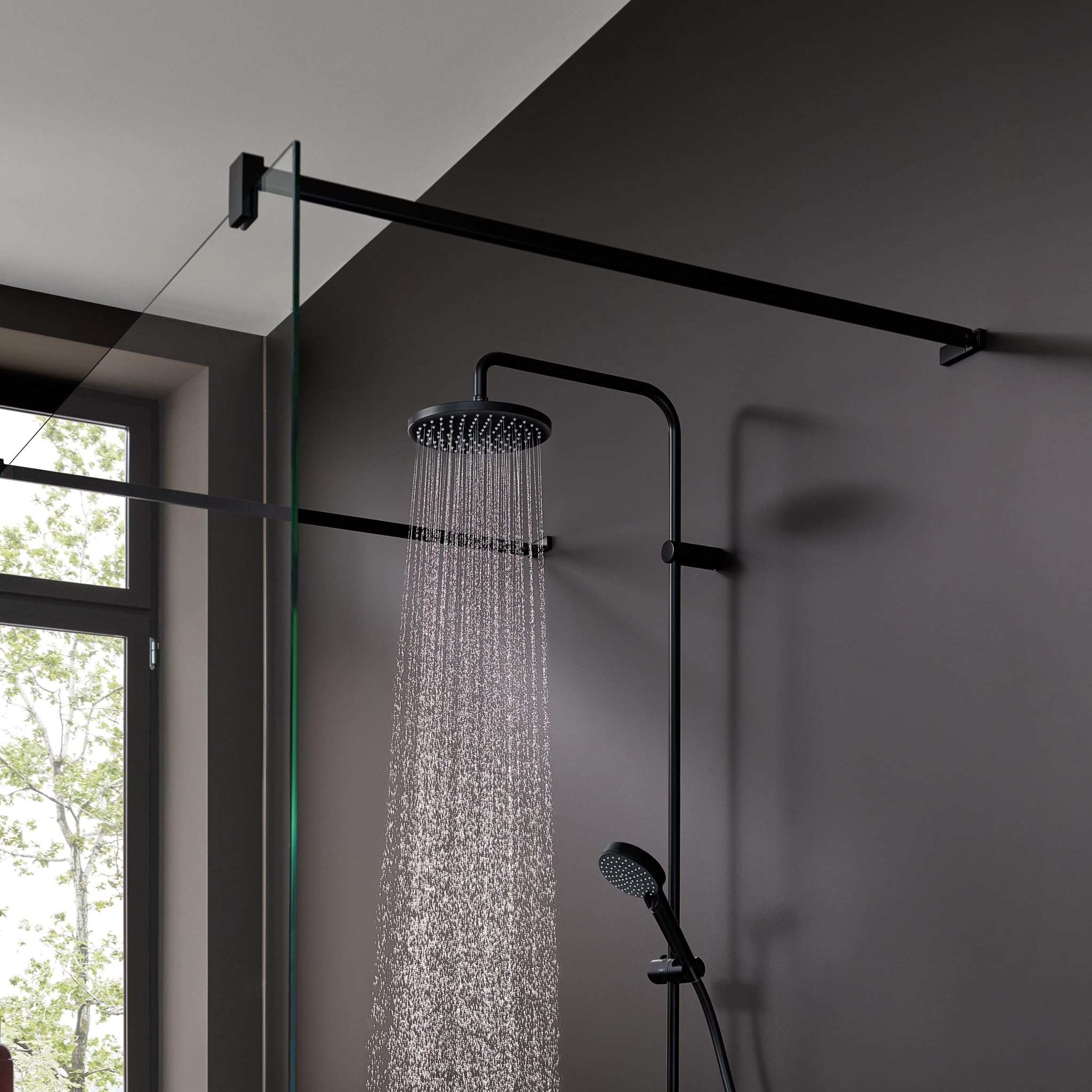Amazon.co.jp: hansgrohe Vernis Blend シャワーシステム 200 1