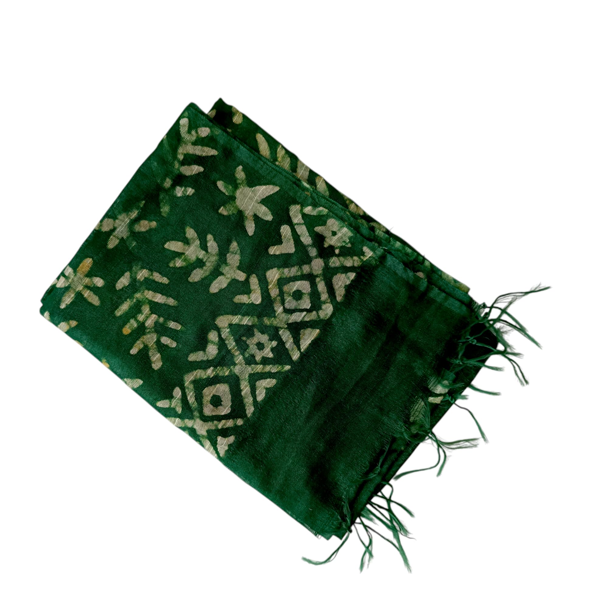 Batik Printed Casual Wear Regular Use lLnen Cotton Dupatta Chunni For Ladies and Women Girls Length 2.25m Width 70cm-image-5