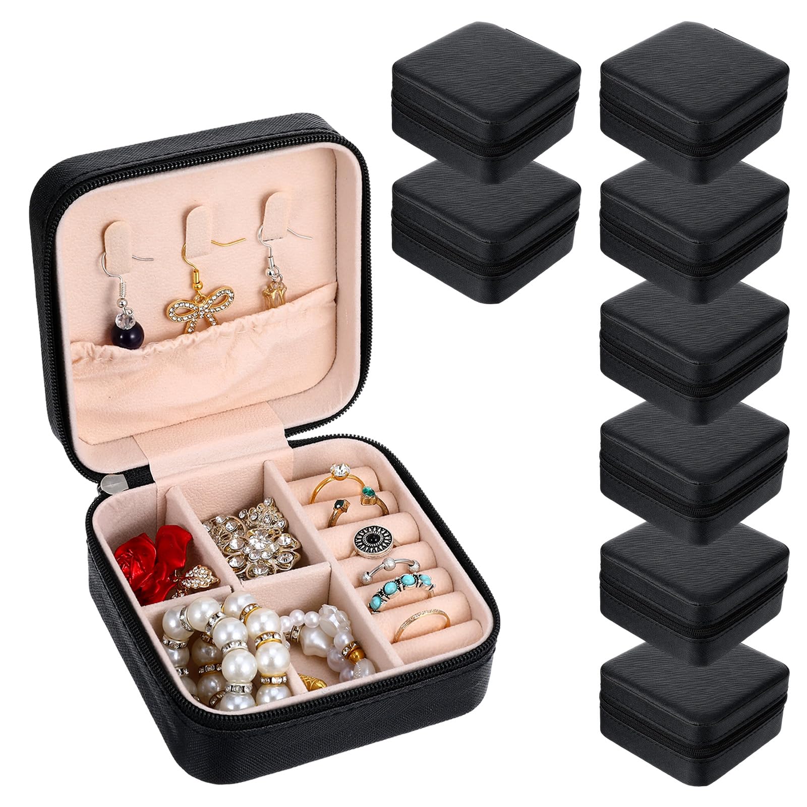 Boîtes à bijoux de voyage, le lot de 8 cadeaux de beauté parfaits